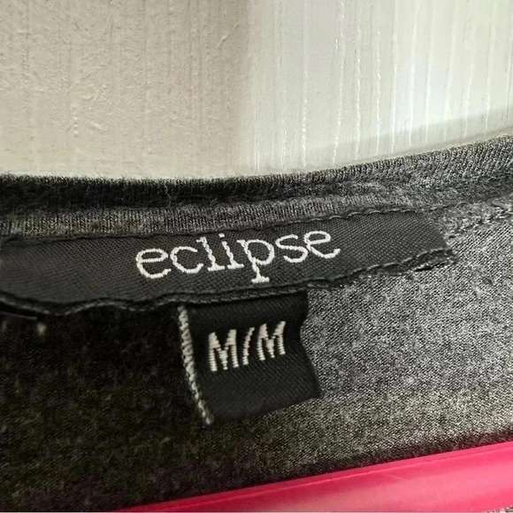 Eclipse Shirt 3/4 Dolman Sleeves  Grey Size Medium - Picture 5 of 16